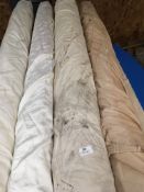 Four Rolls of DNK Fabric Assorted Colours and Lengths