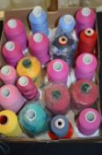 Twenty Cones of Mixed Polyester Thread