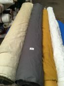Four Rolls of DNK Fabric Assorted Colours and Lengths