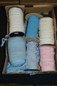 Seven Rolls of Mixed Lace Trim