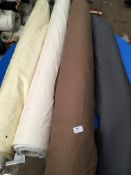 Four Rolls of DNK Fabric Assorted Colours and Lengths