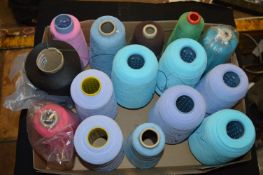 Twelve Cones of Mixed Polyester Thread