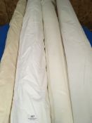Four Rolls of DNK Fabric Assorted Colours and Lengths