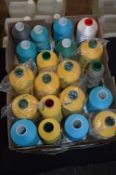 Box of Assorted Colour Polyester Thread