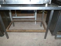 Stainless Steel Work Top 120x75cm