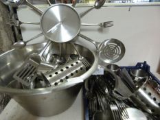 *Assorted Stainless Steel Ware; Milk Jugs, Novelty