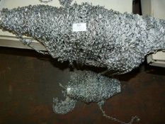 *Two Butchers Shop Door Curtain One 24