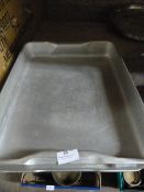 Two Aluminium Roasting Tins