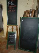 Three Chalk Boards