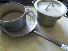 *Two Cooking Pots and a Large Frying Pan