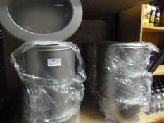 Thirteen Cake Tins with Transparent Li
