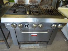 *Thor Six Burner Commercial Cooker over Oven