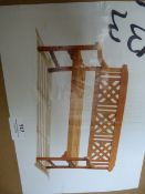 *Fence Three Seat Bench