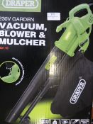*Draper 230V Garden Vacuum/Blower/Mulcher