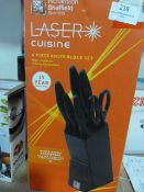 *Richardson Sheffield Laser Cuisine Six Piece Knife Block Set