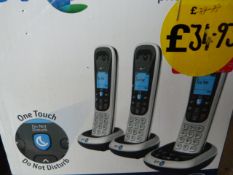 *BT 2600 Three Piece Cordless Telephone Set