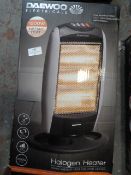 *Daewoo 1200W Halogen Heater