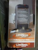 *Limitless Oscillating Halogen Heater