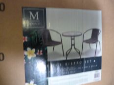 *Monaco Three Piece Bistro Set