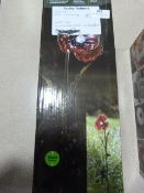 *Solar Powered Poppy Stake Light
