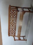 *Fence Three Seat Bench