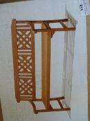 *Fence Three Seat Bench