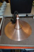 1970's Copper Effect Ceiling Light