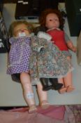 1960's Plastic Dolls and Soft Toys