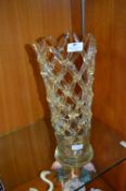 Large Weaved Glass Vase