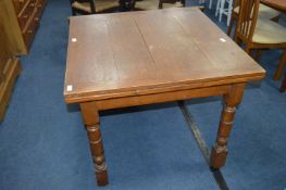 Oak Drawer Leaf Dining Table