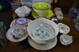 Dinnerware, Mixing Bowls, Plates, etc.