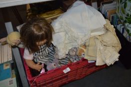 Collection of Pot Head Dolls, Rag Dolls, Soft Toys