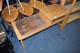 Teak Telephone Table