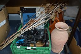 Box Containing Paper Shredder, Indoor TV Aerial, H