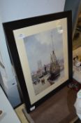 Signed Jack Rigg Print - Spurn Light Ship