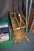 Ropework Hammock and a Cane Magazine Rack