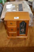 Jewellery Box and Contents of Earrings and Necklac