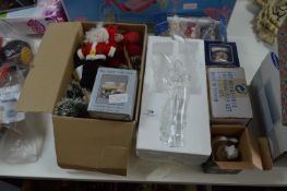 Selection of Christmas Ornaments and Decoration