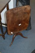 19th Century Pedestal Tip Table