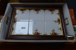 Royal Albert Country Roses Tiled Tray