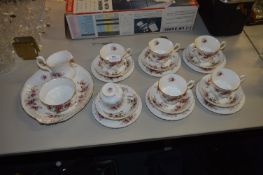 Royal Albert Lavender Rose Twenty One Piece Tea Se