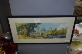 Framed Pint - Ilkey by Frank Sherwin