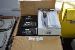 Box Containing Six Pairs of Oil & Vinegar Bottles