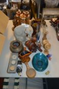 Cottage Ware, Cat Ornaments, Candlesticks, etc.