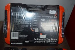 *Draper 34 Piece Combined Socket Set