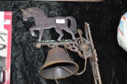 *Ornamental Cast Iron Wall Mounted Bell