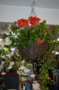 *Artificial Hanging Basket