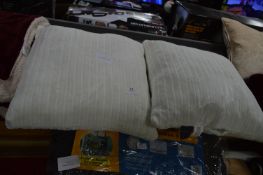 *Dobby Stripe Cushion 2pk