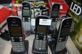 *Panasonic Five Dect Telephones