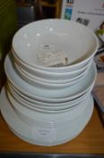 *Denby White Crockery 16pce